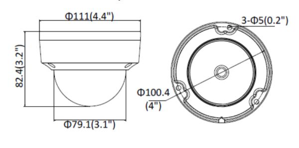 Антивандальная IP-камера 4Мп HikVision DS-2CD2143G0-IS (4 мм)