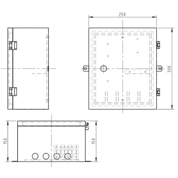Оптический бокс BH12 OUTDOOR на 12 SC/LC Duplex, IP 65