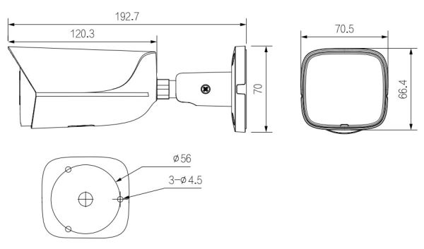 IP-видеокамера уличная 4Мп Dahua DH-IPC-HFW3441EP-S-0360B-S2