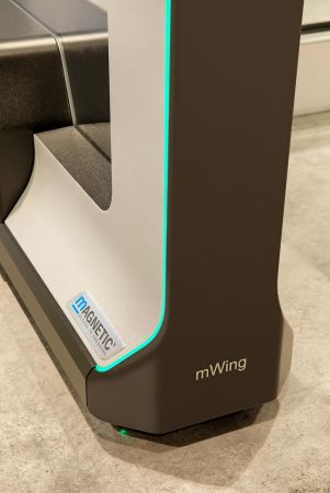 Распашной двухпроходной турникет Magnetic mWing с закаленными створками 600 мм Распашной двухпроходной турникет Magnetic mWing с закаленными створками 600 мм