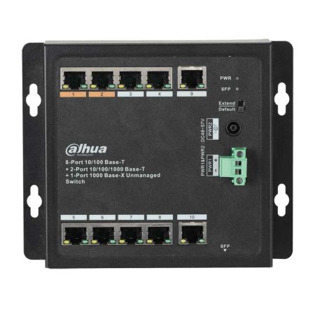 Неуправляемый 8-портовый PoE коммутатор Dahua DH-PFS3111-8ET-96-F