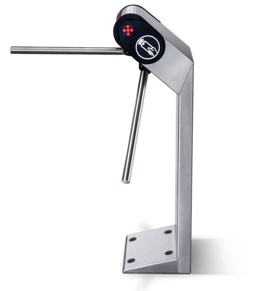 Электронная проходная PERCo-KT08.3A из нержавеющей стали, с автоматическими планками Антипаника