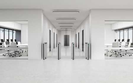 Боковой модуль скоростного распашного турникета Cominfo EasyGate Superb