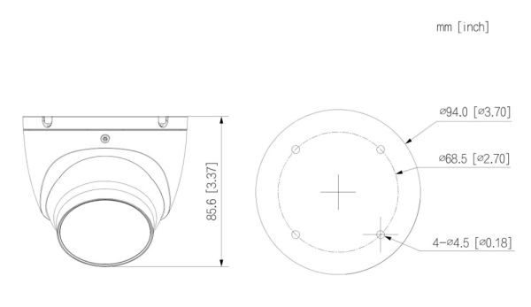 IP-видеокамера уличная 8Мп Dahua DH-IPC-HDW1839TP-A-IL-0280B-S6