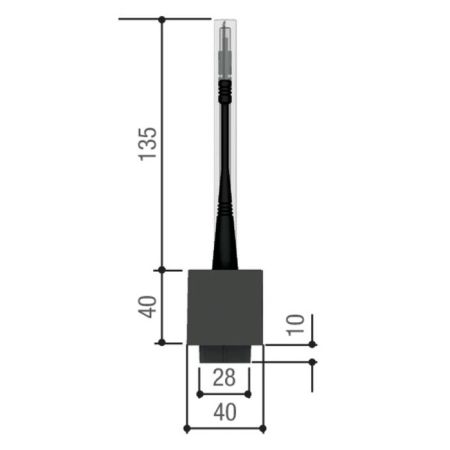 Лампа сигнальная (светодиодная) Came DD-1KA, 230/24 В, свет янтарный