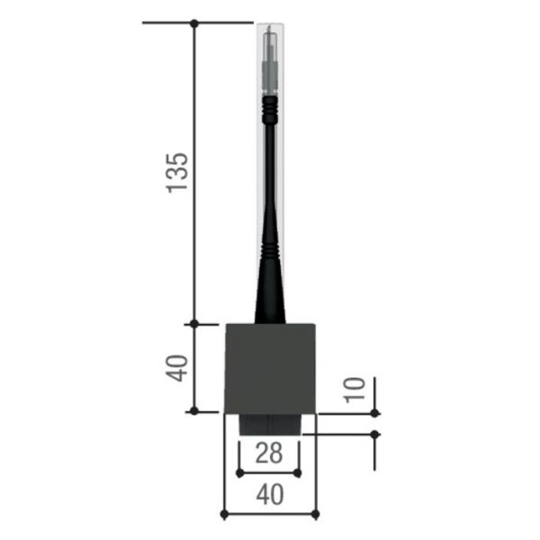 Лампа сигнальная (светодиодная) Came DD-1KA, 230/24 В, свет янтарный