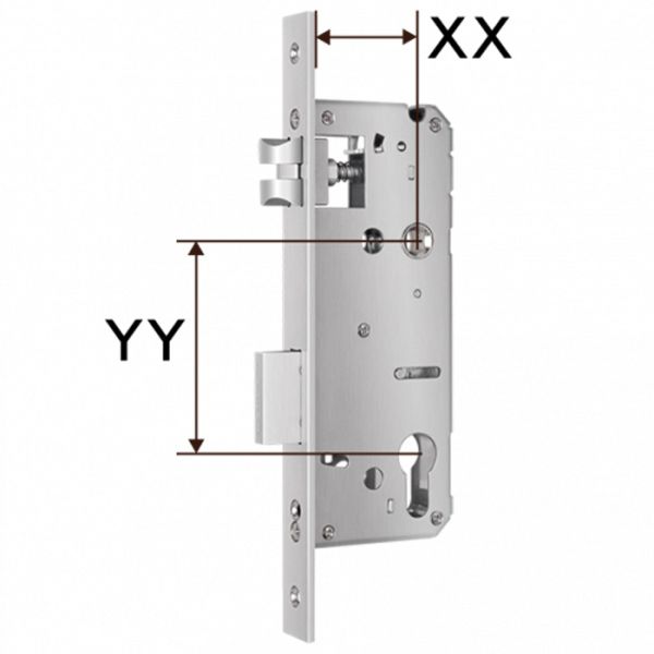 Электронный биометрический замок Novilock Home Plus v.4240 black, под DIN цилиндр,IP55