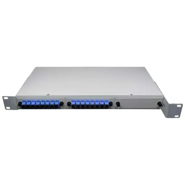 Оптический кросс TWIST CROSSO-16SC-U на 16 портов SC UPC, стоечный, в сборе