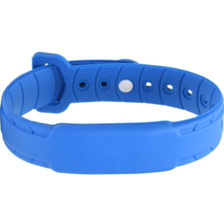 Силиконовый RFID-браслет с двойным чипом Mifare 1k + Em-Marine, с застежкой
