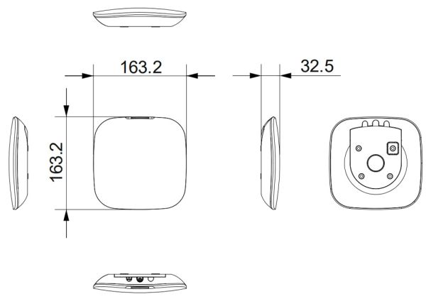 Ретранслятор беспроводного сигнала Dahua DHI-ARA43-W2(868)