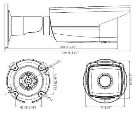 Уличная IP-видеокамера 8Мп HikVision DS-2CD2T85FWD-I5 (6 мм) с EXIR-подсветкой до 50м