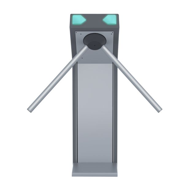 Турникет-дуопод моторизованный STOP-COVID-счетчик Rusgate T2-M-SF v.1.2 (с автоматическими планками Антипаника)