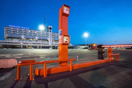 Въездная двухуровневая стойка АП-ПРО 01-2У Бизнес