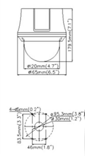 Внутренняя скоростная поворотная HD-TVI-камера 2Мп HiWatch DS-T245(C) (4-92 мм)