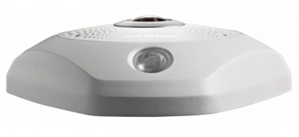 Панорамная IP-видеокамера Fisheye 12Мп HikVision DS-2CD63C5G0E-IS(B) с LED-подсветкой до 15 м