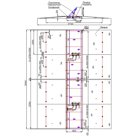 Дорожный блокиратор Silar ПЗП 5000 ГН гидравлический, накладной