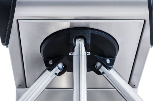 Электронная проходная PERCo-KT08.3A из нержавеющей стали, с автоматическими планками Антипаника