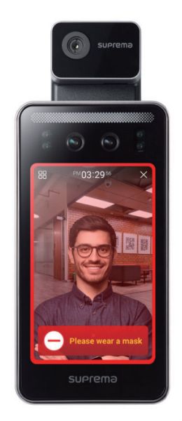 Биометрический терминал распознавания лиц Suprema FaceStation F2-DB Thermal с модулем измерения температуры