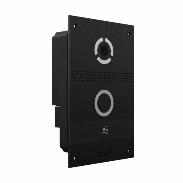 Вызывная видеопанель BAS-IP AV-08FB Black с распознаванием лиц