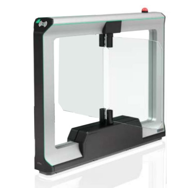 Распашной двухпроходной турникет Magnetic mWing с закаленными створками 900 мм