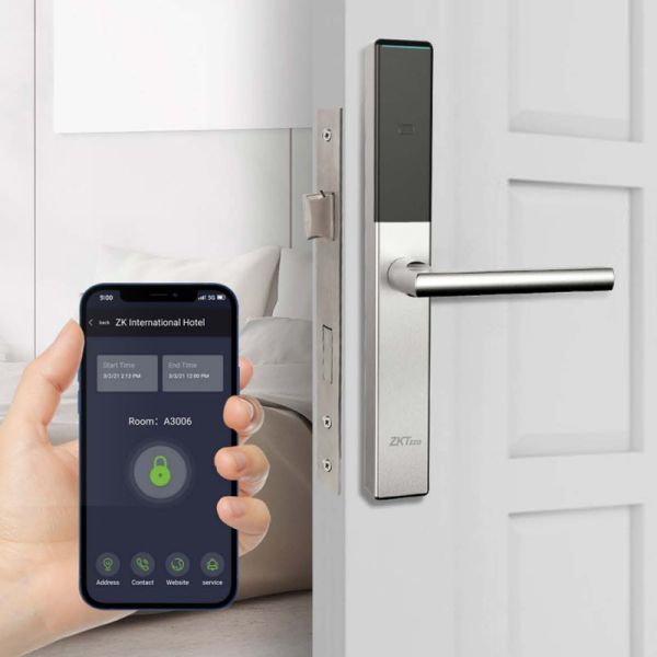 Беспроводной замок для гостиниц ZKTeco ZL600 с RFID считывателем Mifare