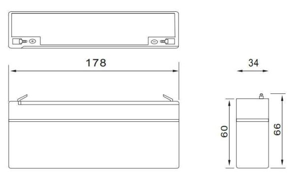 Аккумулятор Etalon FORS 12022 (12В 2.2 А∙ч)