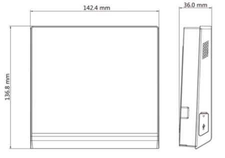 Биометрический терминал доступа HikVision DS-K1T201AMF по отпечатку пальца