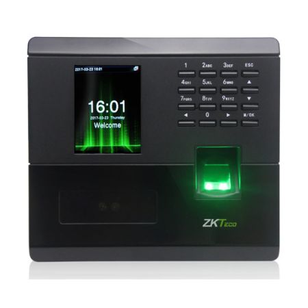 Биометрический терминал учёта рабочего времени ZKTeco MB10 по лицу и отпечатку пальца