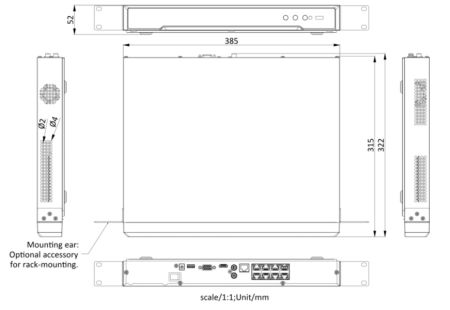 Сетевой PoE-видеорегистратор 4К HiWatch DS-N308/2P(D) на 8 каналов