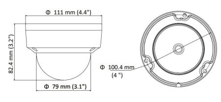 Антивандальная купольная IP-камера 4Мп HiWatch DS-I452 (6 мм) Антивандальная купольная IP-камера 4Мп HiWatch DS-I452 (6 мм)