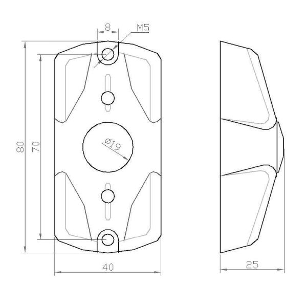 Кнопка выхода накладная Циклоп