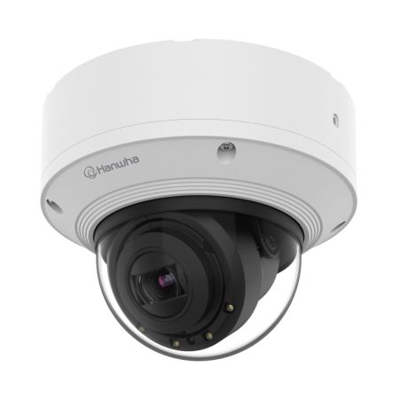 Купольная антивандальная IP-видеокамера 2Мп Wisenet XND-6081REV (2.8-12 мм) c PoE инжектором