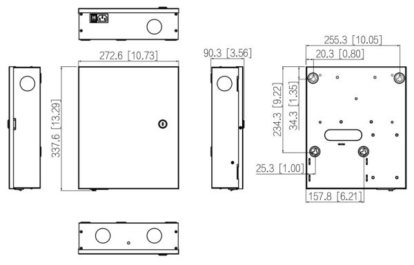 Сетевой контроллер доступа Dahua DHI-ASC2202C-D для 2 дверей (2-сторонний доступ)