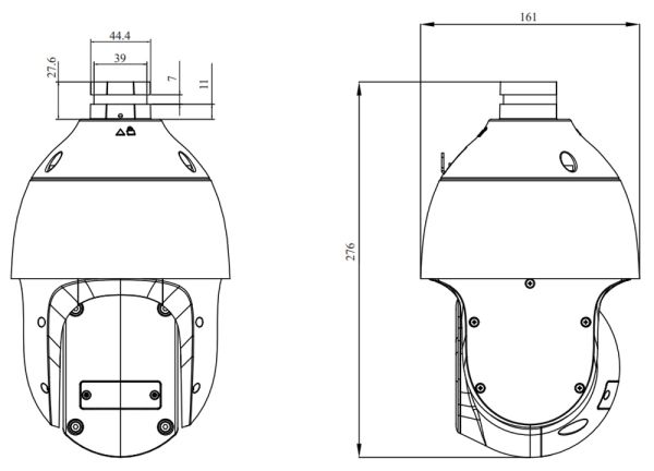 PTZ-видеокамера 5Мп RVi-1NCZ53523 (5-115) скоростная поворотная