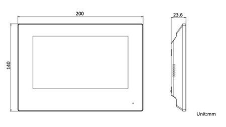 IP-видеодомофон 7″ HiWatch VDP-H2211 с питанием по PoE