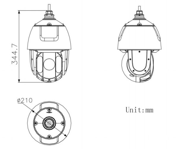Скоростная уличная PTZ IP-видеокамера 2Мп HikVision DS-2DE5232IW-AE(S5) с алгоритмом Deep learning Скоростная уличная PTZ IP-видеокамера 2Мп HikVision DS-2DE5232IW-AE(S5) с алгоритмом Deep learning