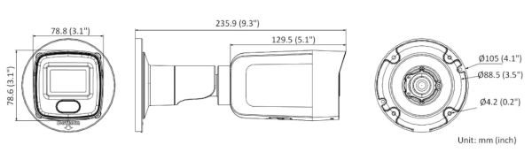 Уличная IP-камера 2Мп Hikvision DS-2CD3026G2-IS(C) (2.8 мм) с технологией AcuSense