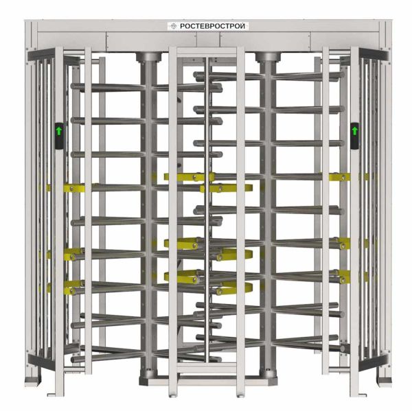 Турникет-шлюз уличный полноростовой двухпроходной Ростов-Дон ПР2Ш/4М2 НЕРЖ