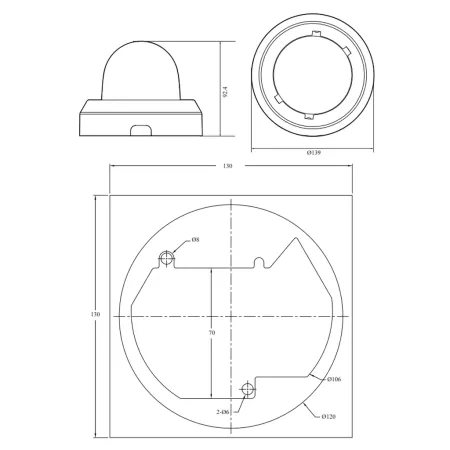IP-видеокамера 2Мп Rubezh RV-3NCD2165-P-I3 (2.8-12)