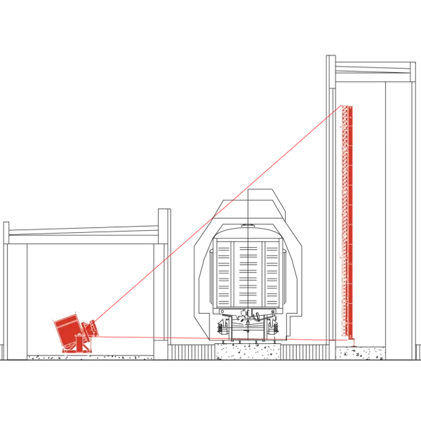 Железнодорожный инспекционно-досмотровый комплекс СТ-2935Т
