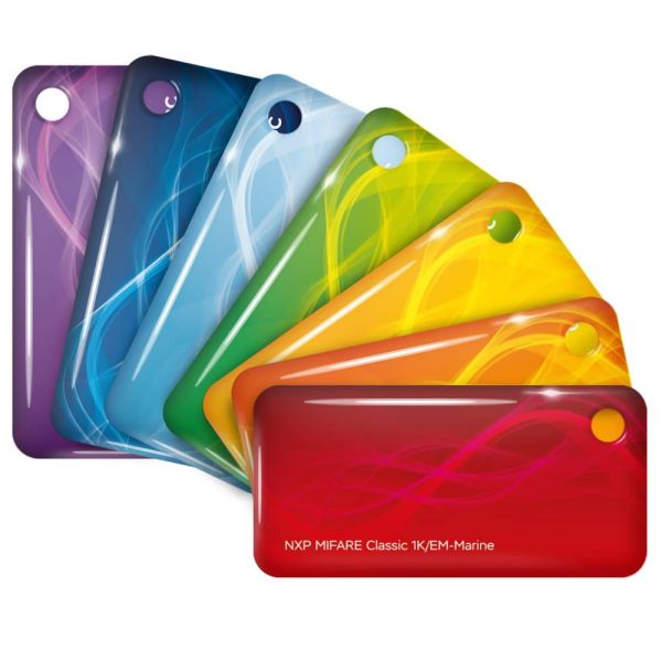 Брелок комбинированный EM-Marine + Mifare Ultralight EV1, UID 7 byte