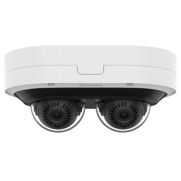 Мультисенсорная IP-видеокамера 2х 2Мп Wisenet PNM-7082RVD с 2-мя моторизованными объективами 3-6 мм