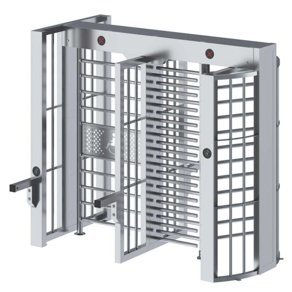 Полноростовой роторный турникет Блокпост Спектр СТ 4М с распашной калиткой