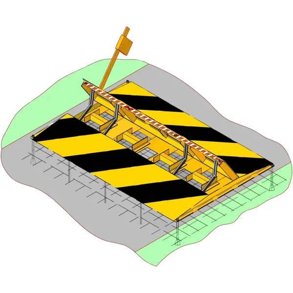 Дорожный блокиратор Скат-М механический, накладной