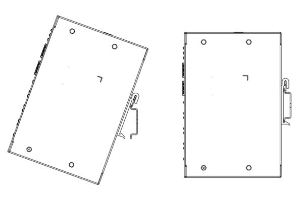 ePoE-коммутатор 8-портовый Dahua DH-LR2110-8ET-120, гигабитный, неуправляемый