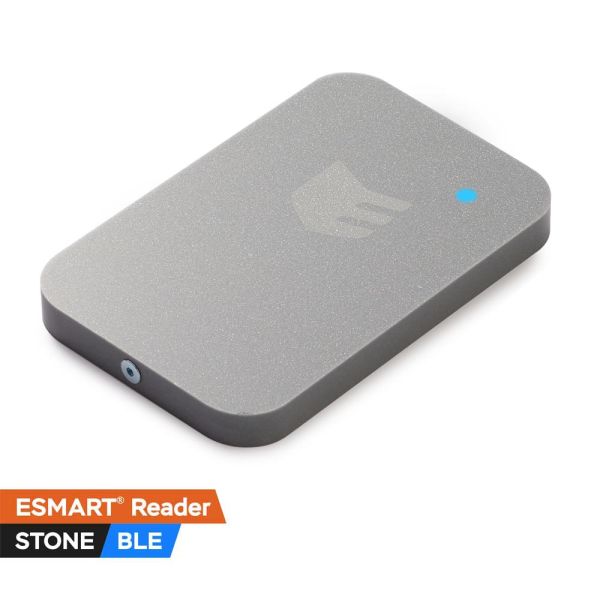 Считыватель бесконтактных карт ESMART® Reader BLE серии STONE (ER1701), с индивидуальной гравировкой, Silverite