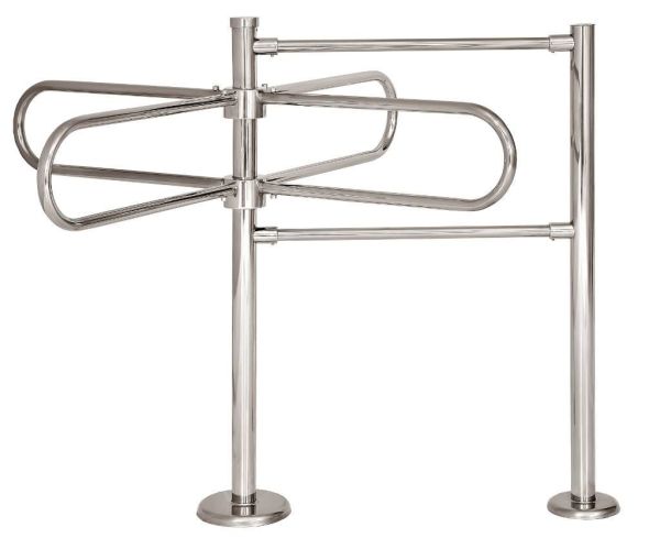 Турникет-калитка Ростов-Дон Р31М лв Хром из хромированной стали (левый)