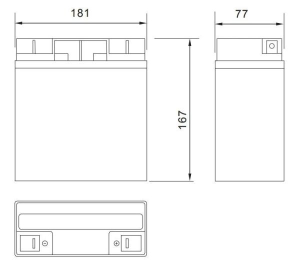 Аккумулятор Etalon FS 1217 (12В 17 А∙ч)