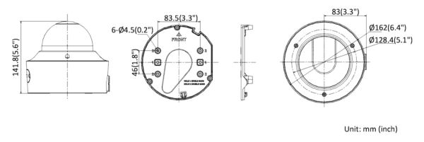 Антивандальная IP-камера 4Мп Hikvision DS-2CD3D46G2T-IZHSU(H) (8-32 мм) с технологией AcuSense