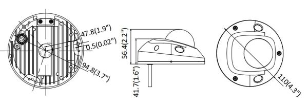 Антивандальная Wi-Fi IP-видеокамера 4Мп HikVision DS-2CD2543G0-IWS (6 мм)